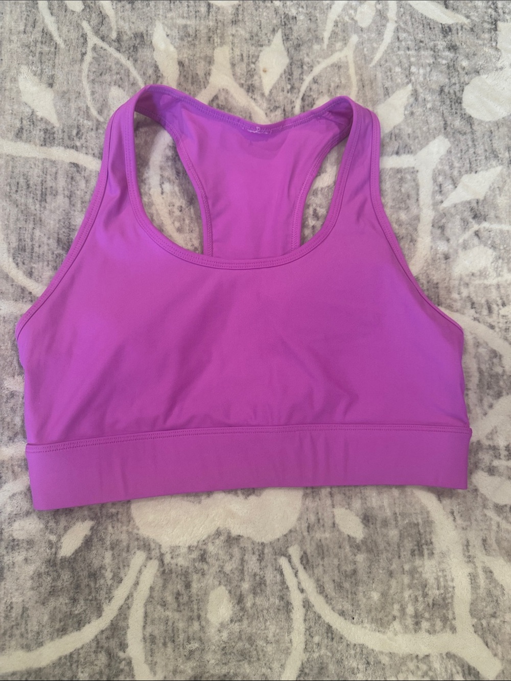 Fabletics Purple Racerback Sports Bra